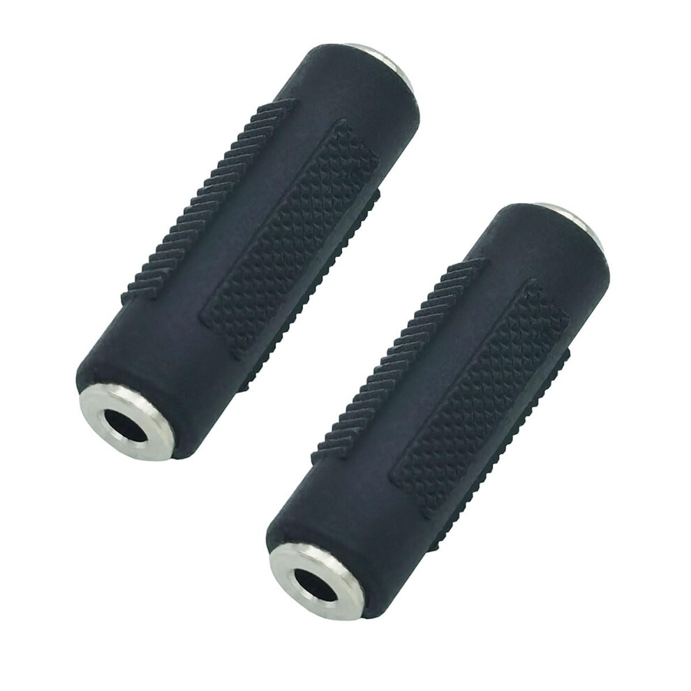 3.5Mm Female To Female Stereo Audio Adapter 2 Pack, Durable Connector For Stable Signal 9199774674645