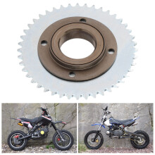 78mm OD T8F Toothless Flywheel 44T Chain Sprocket for 43cc 49cc Gas Scooter ATV