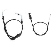 Gashendelkabel voor crossmotor, vervangende gashendelkabel met hoogwaardige stalen kern, compatibel met Yamaha PW50 voor eenvoudige installatie.