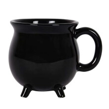 Halloween Ceramic Witch Mug with Mystical Vintage Design, Gothic Coffee Tea Cup for Home and Office
