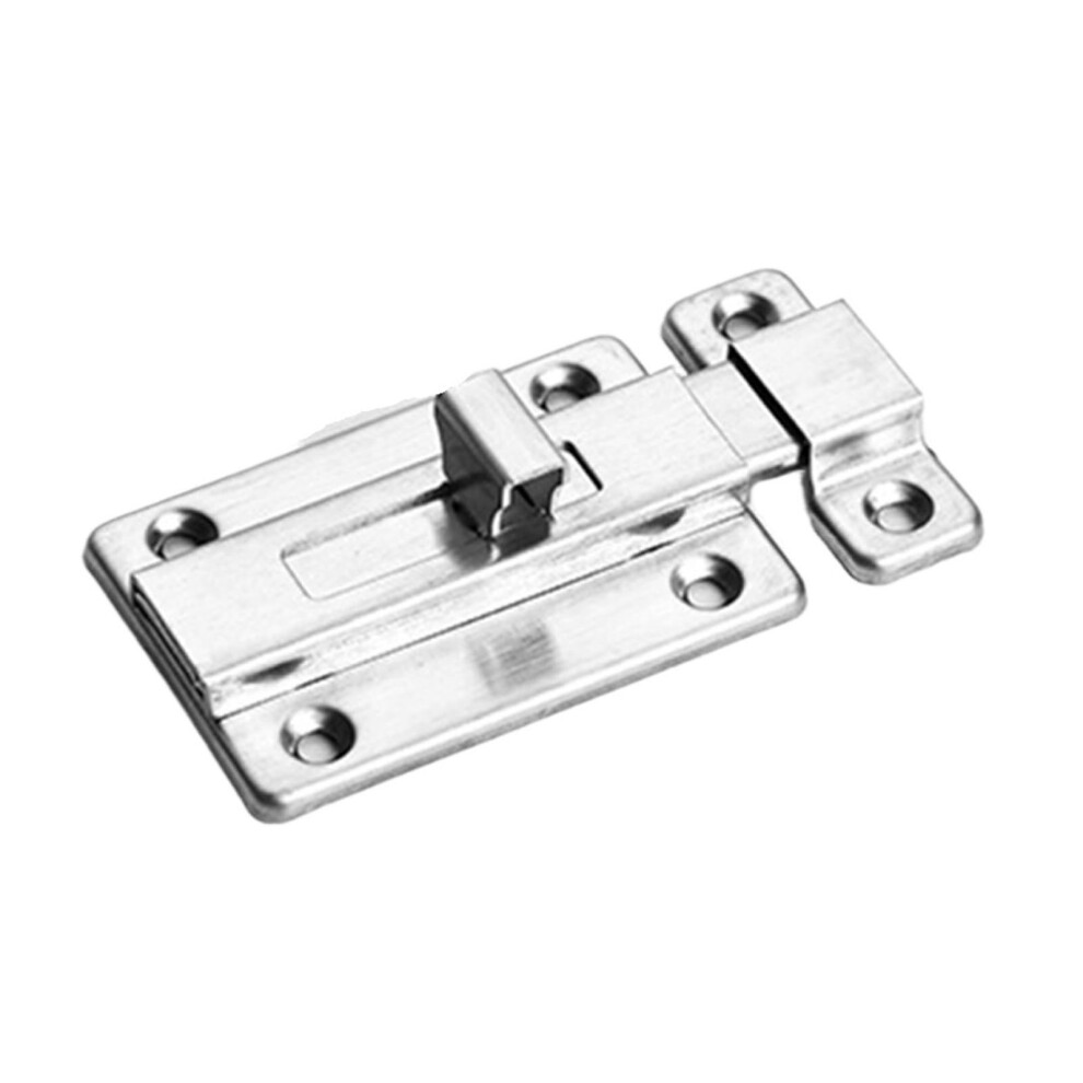 Sliding Door Bolt Lock 8Cm Stainless Steel Gate Latch For Barn Wooden Patio Garden Gates 9187378925782