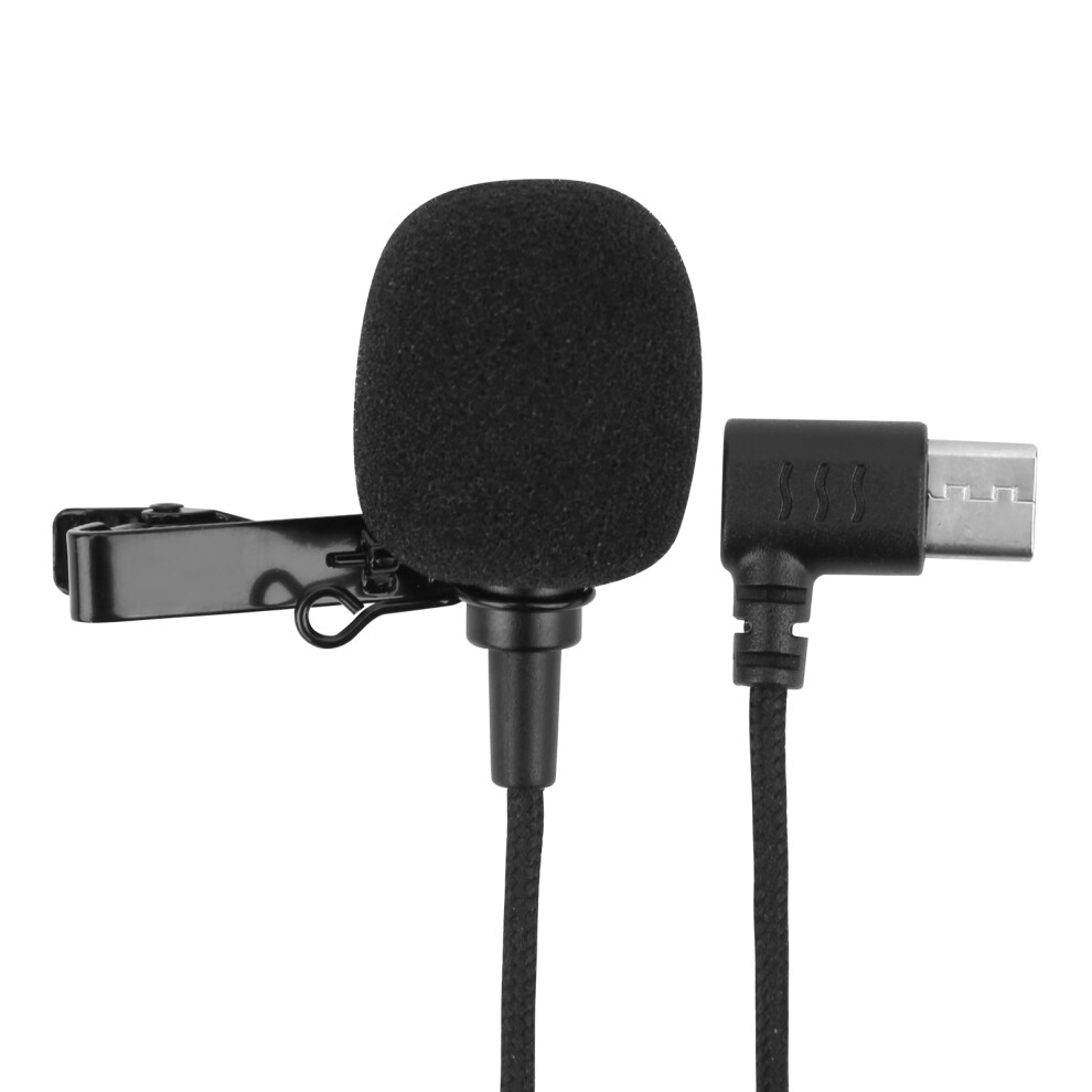 Type-C Microphone For Sjcam Sj8/Sj9/Sj10 Action Cameras, 140Cm Black 4231382574827