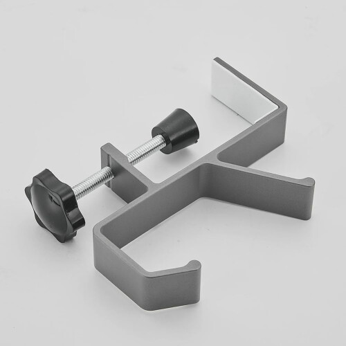 Adjustable Headphone Stand with Desk Clamp, NoDrill Under Desk Headset and Backpack Hook 2