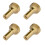 Brass Lamp  Knob,Turn /Off Light  Knob Replacement,Standard Size Twist  Knobs 4pcs 1