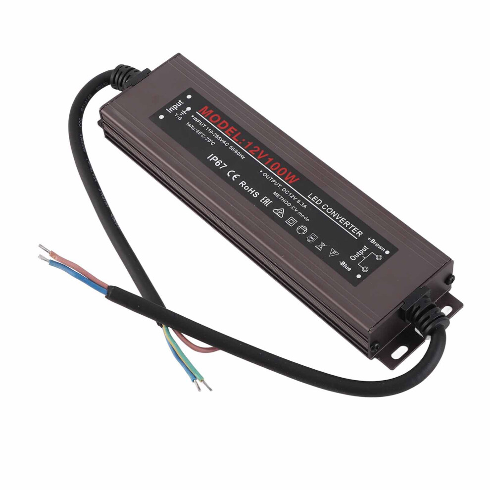 100W Water Resistant Power Supply Transformer Adapter Led Driver 9451379592152