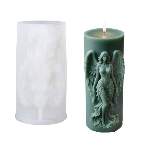 Multipurpose Angel Wing Silicone Candle Mould Create-C