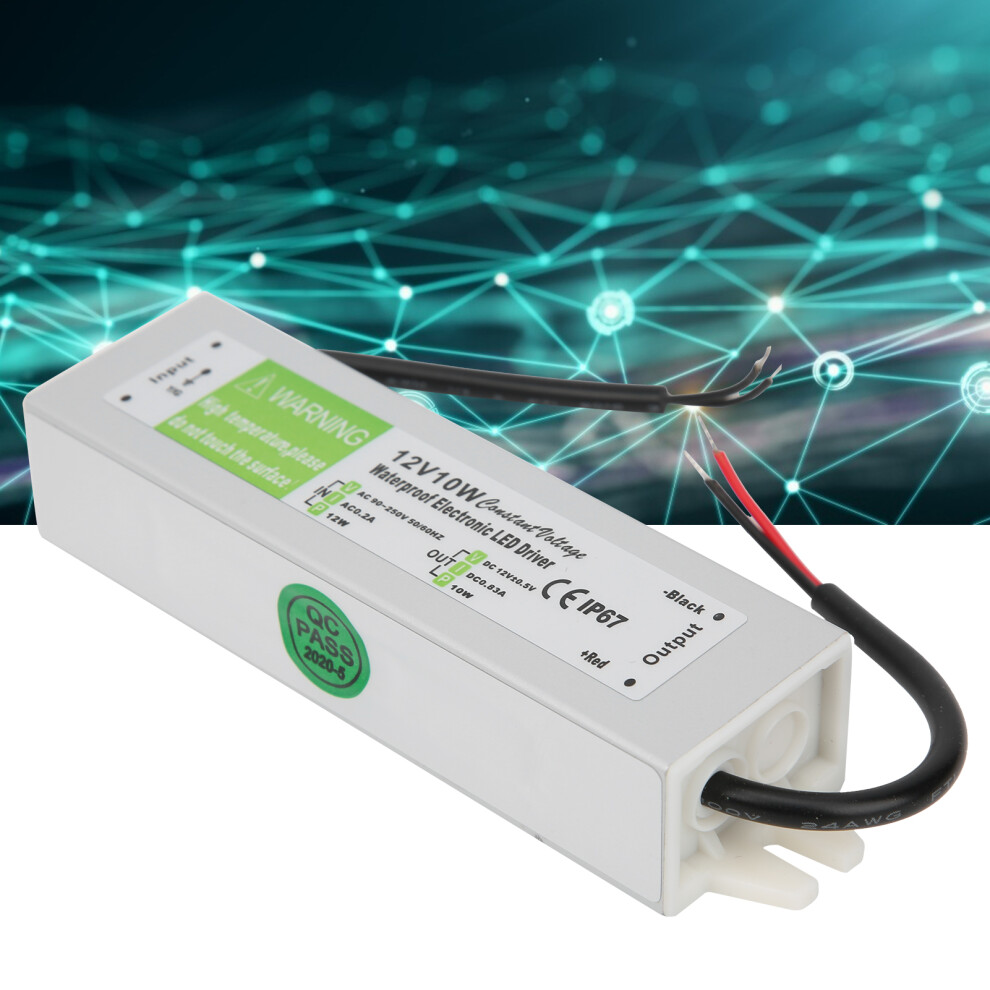10W Waterproof Led Driver Ip67 Aluminum Alloy Ac90-250V Power Supply 9411379592224