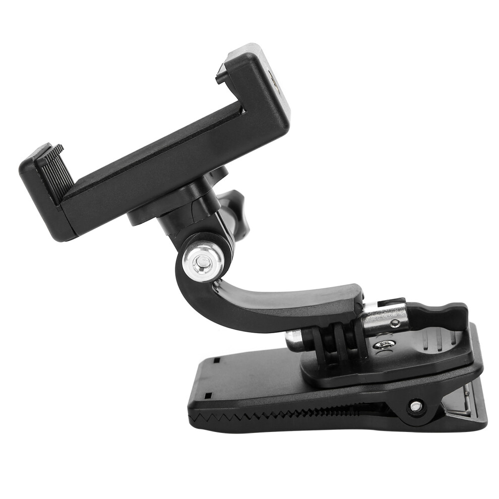 Universal Mobile Phone Backpack Clip Holder Fits 5.5-8.5Cm Width Black 3281379592649