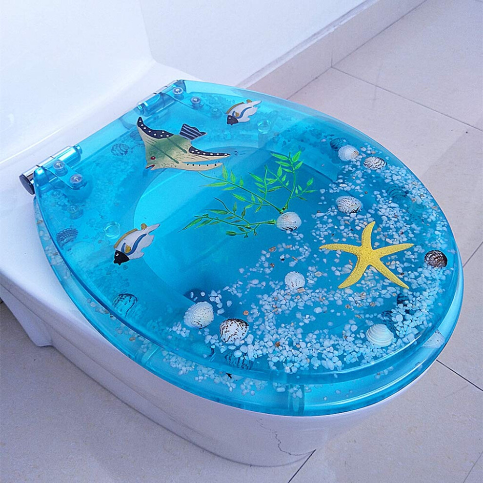 Softclosing Toilet Seat With Quickrelease Fastener, Universal Fit, Colorful Options, Sturdy Hinges, Base Attachment 9199774675697