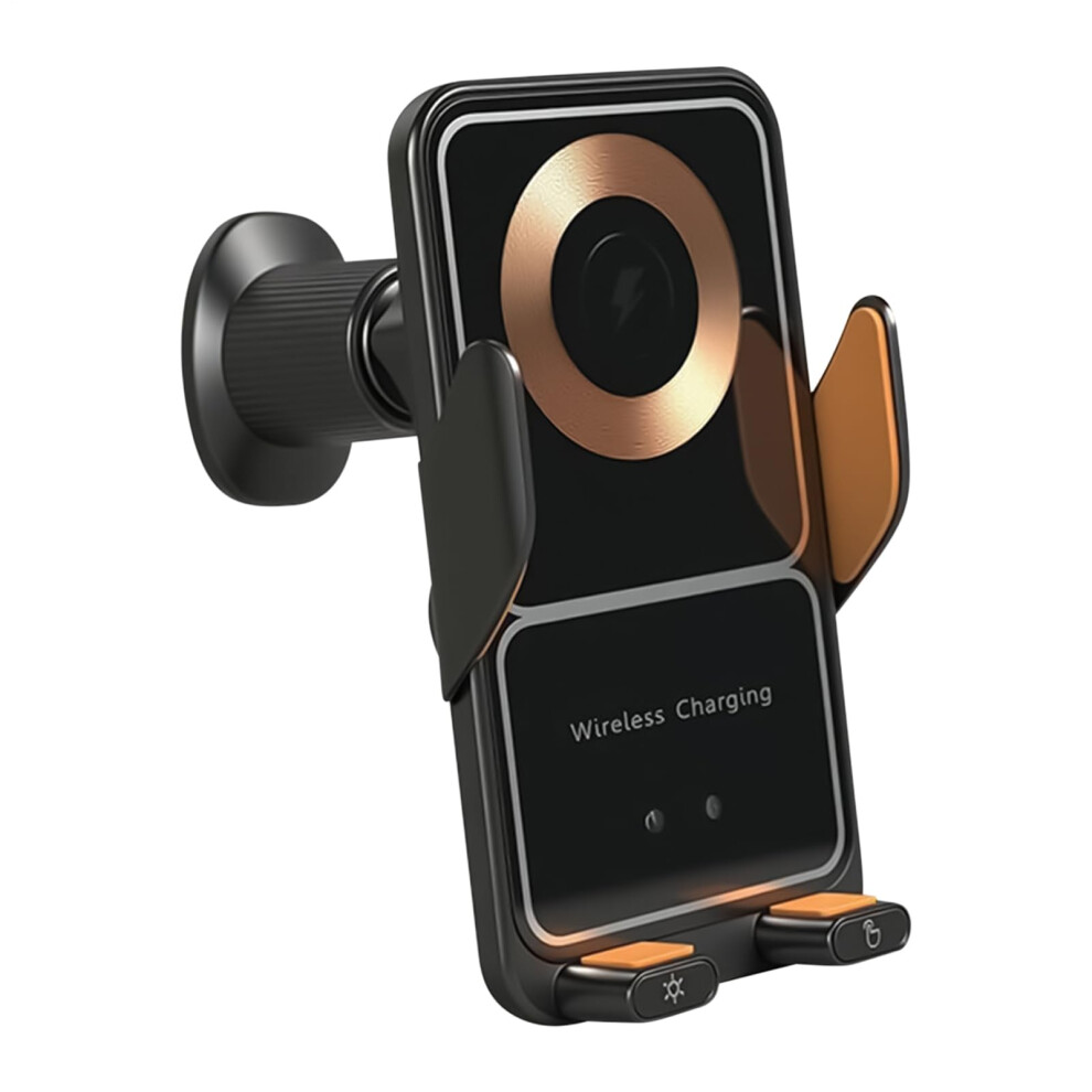 Wireless Car Charger Mount 15W Fast Charging Magnetic Phone Holder 360 Rotation AntiâShake 9187378926031