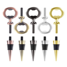 10 StüCke Metall FlaschenöFfner & Weinstopfen Blank Edelstahl Flache FlaschenöFfner EinsäTze Satz BieröFfner Hardware