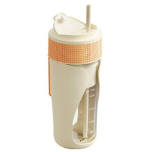 Draagbare Blenderbeker 450 Ml, Multifunctionele Blender met Ijscrushfunctie, Oplaadbaar Via USB-C, Sapcentrifuge voor Fruit en Groenten