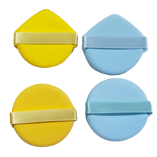Velour Face Makeup Sponge, Triangle Powder Puffs With Ribbon Strap Sponge, Super Soft Silky Skin-Friendly Material, Resistant To High Humidity And Di
