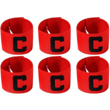 Brazalete deportivo profesional para equipos, símbolo de capitán C claro y conciso, material de nailon transpirable, bandas versátiles para