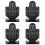 Stable 4Pcs Shoot Range Target Stand - Aluminium Alloy Base 2