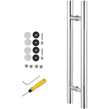Barn Door Handle 40 Inch Stainless Steel DoubleSided Sliding Door Pull for Glass and Wood