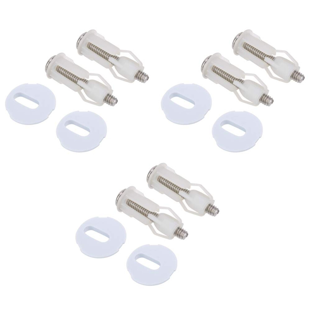 Universal Toilet Seat Fixing Screws Kit, Heavy Duty Hinge Bolts For Secure Seat Attachment 9199774676526