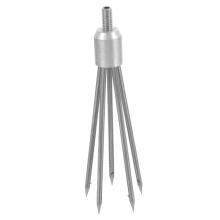 Stainless Steel Fishing Spear Fork with Barb Grip for Saltwater and Freshwater Spearfishing