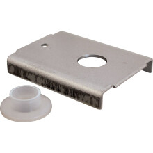 BiFold Door Bracket 2 Pack, Steel or Bottom Mount for Wood Closet Doors, Fits 13/8'