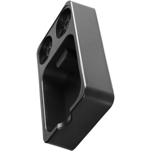 Coffee Tamper Stand ABS Material Grounds Bin Black Finish Home And Office Use 2