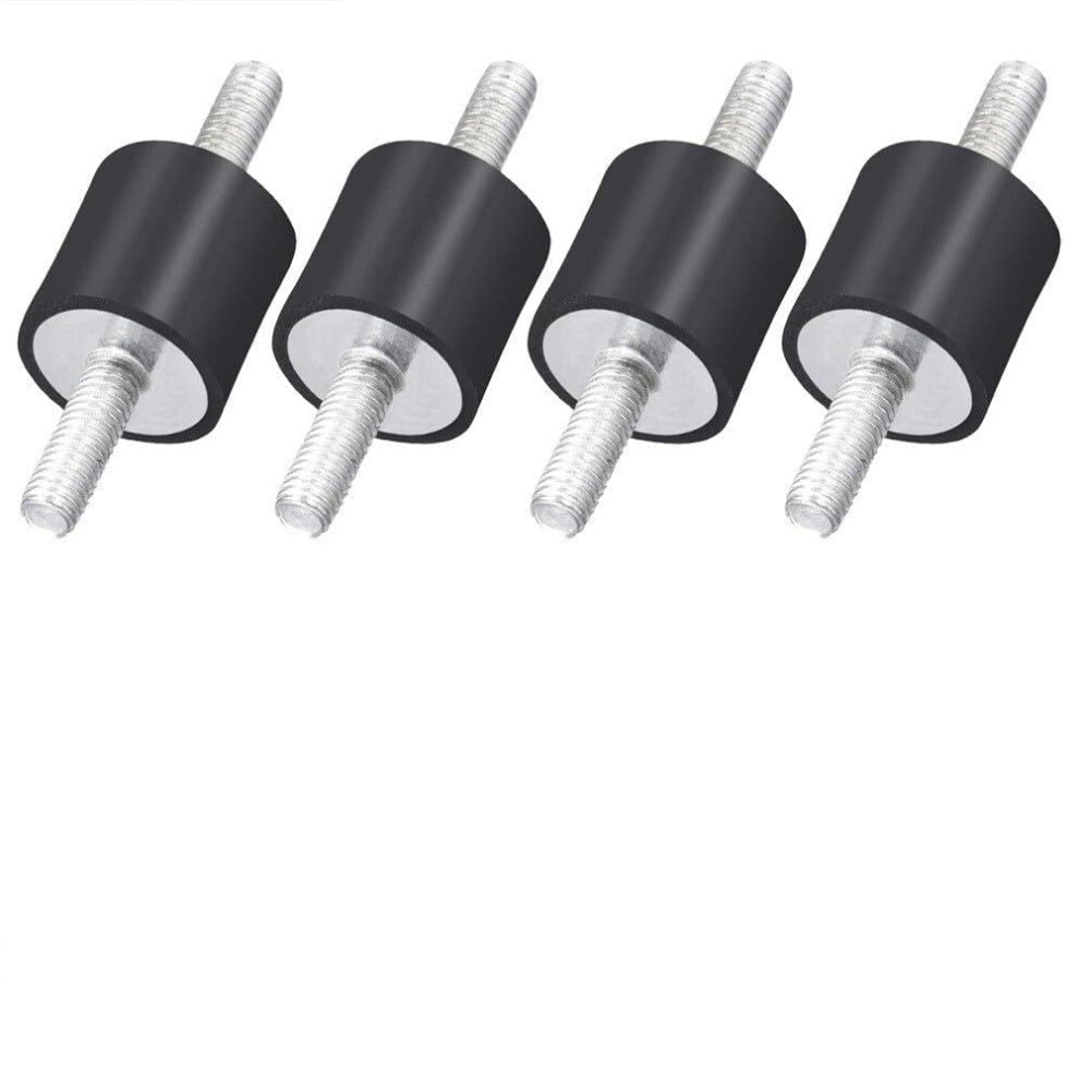 M8 Anti Vibration Feet Rubber Dampers For Heat Pumps And Ac Units Noise Reduction Pack Of 4 Black 9199774677097
