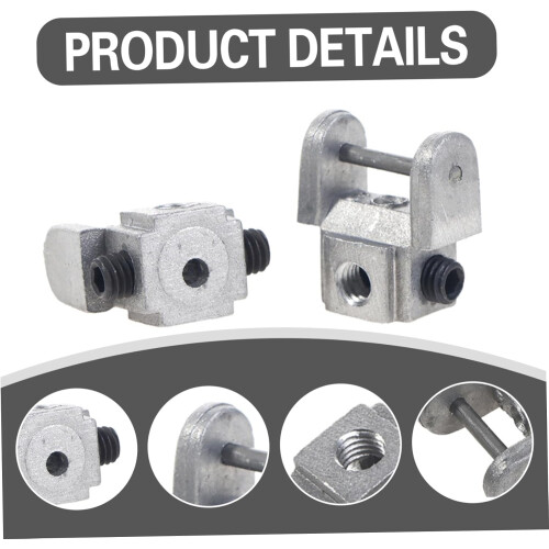 2PCS Scroll Saw Blade Holders with Pinless Adapter Conversion Kit for Precision Woodworking 2