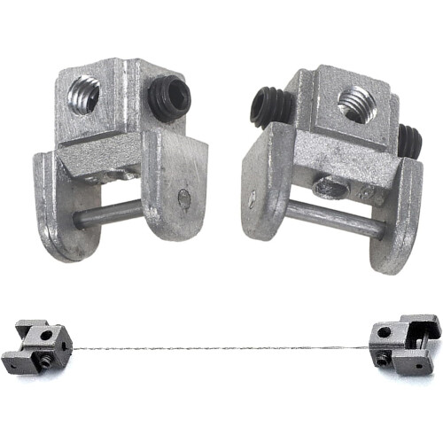 2PCS Scroll Saw Blade Holders with Pinless Adapter Conversion Kit for Precision Woodworking 1