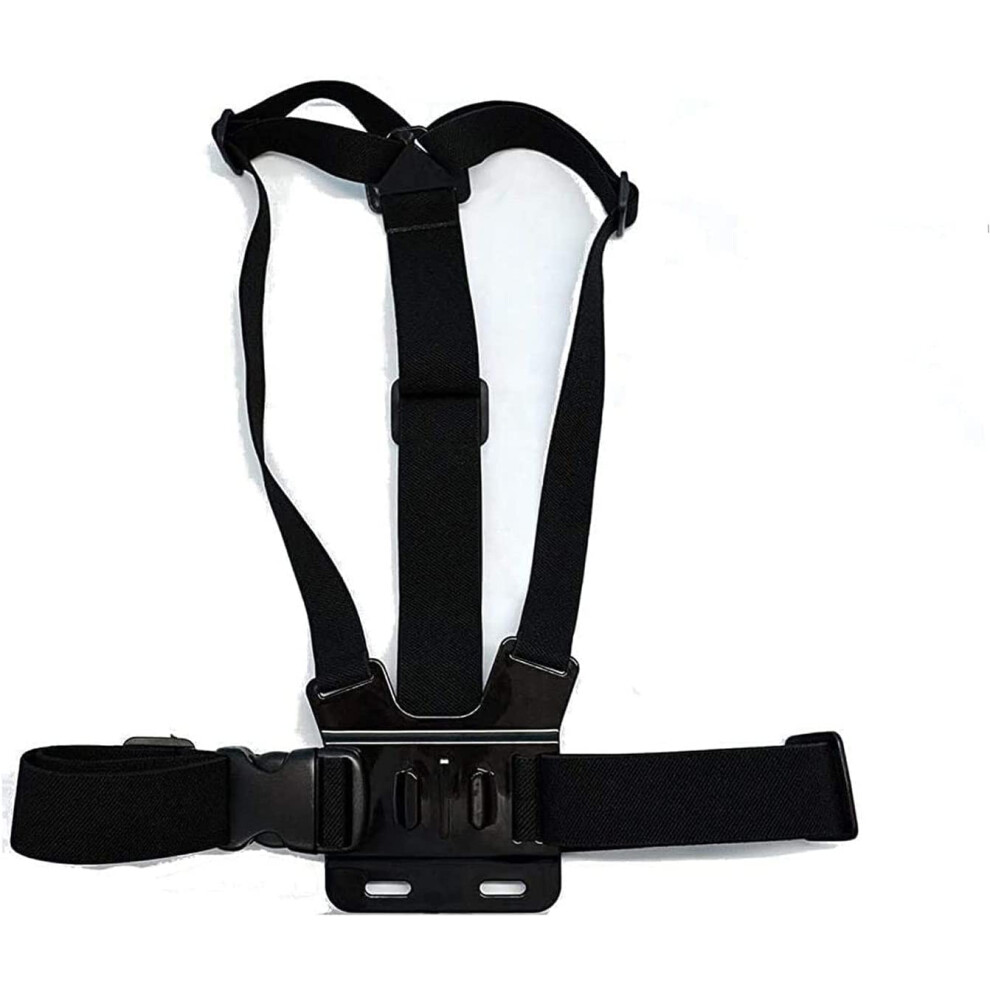 Action Camera Chest Mount With Adjustable Elastic Harness For Gopro And Adventure Sports 9199774677196