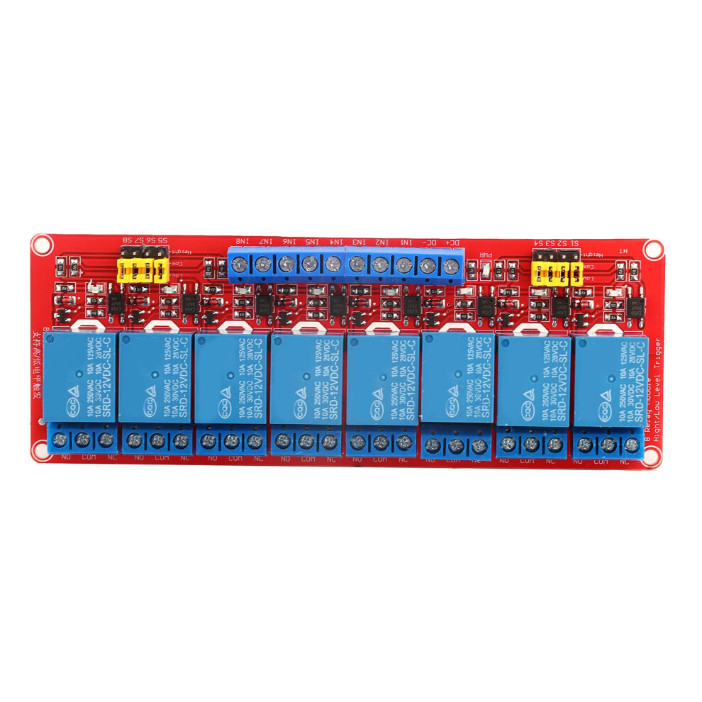 8 Channel Relay Module 12V Optocoupler With Led Indicators For Industrial Automation Projects 9187378927359