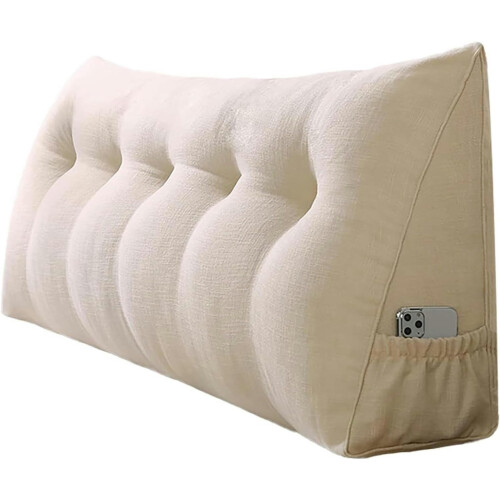 Solid Color Large Headboard Cushion Pregnancy Pillow Triangular Wedge Pillow Pregnancy Support Pillow Bedroom Use