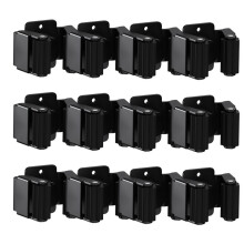 12PCS Broom and Mop Holder, Heavy Duty Garden Tool Organizer Rack Rake and Shovel Handle, Stainless Steel Mop Hanger