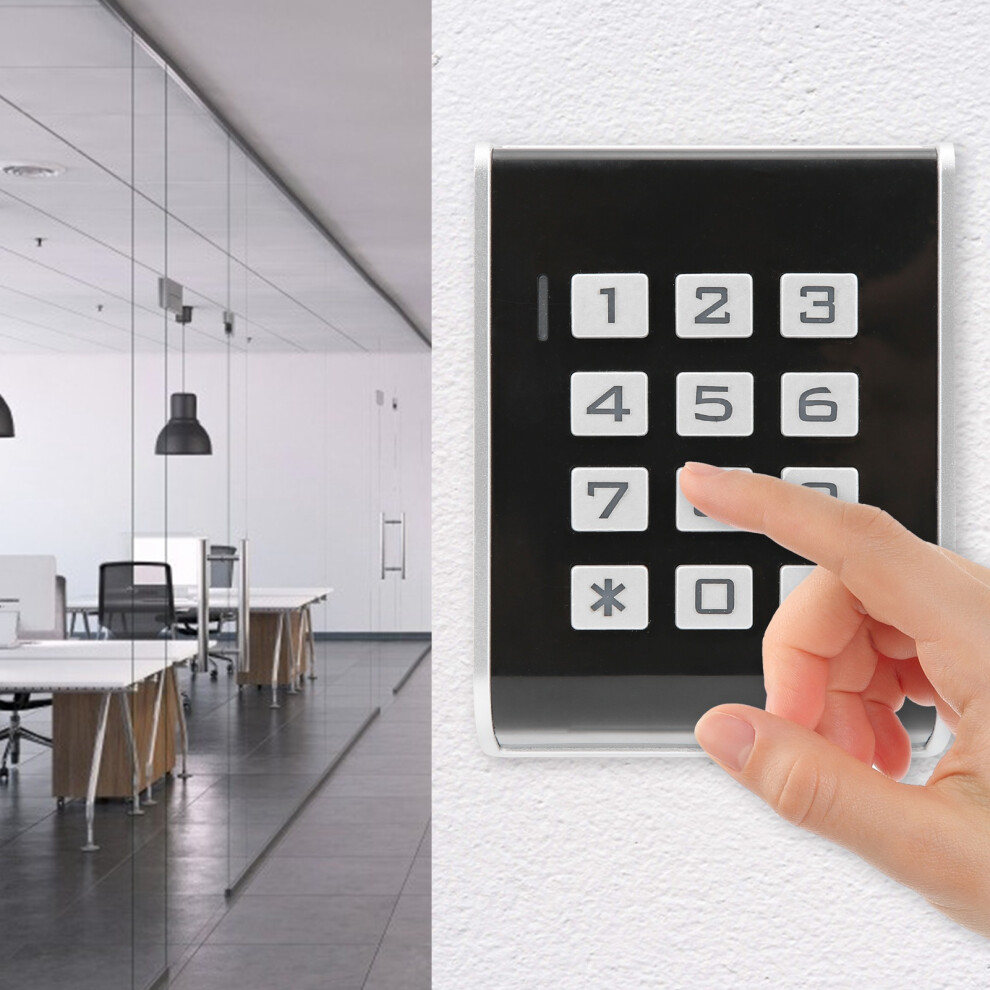 125Khz Rfid Door Keypad Access Controller, Black, 2000 Users, 95X73x20mm 5021379597231