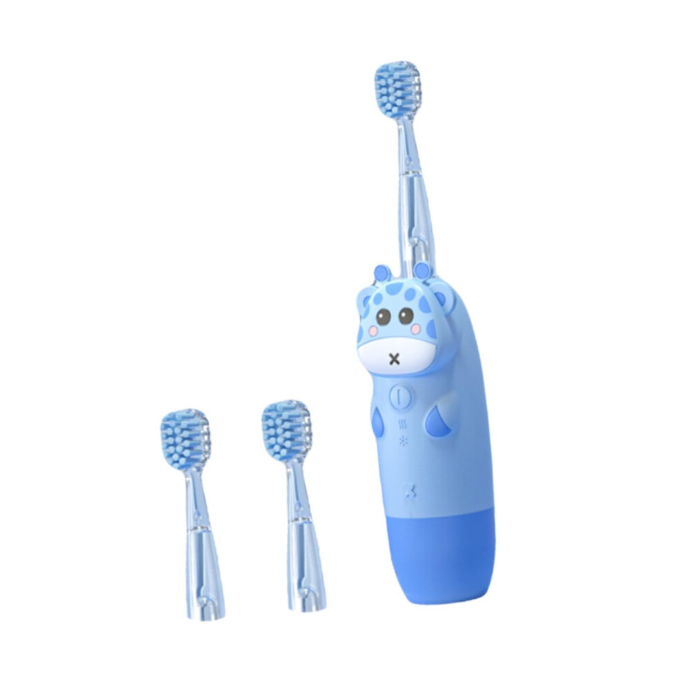 Cartoon Kids Toothbrush with Soft Bristles and Ergonomic Grip, Colorful Children Toothbrush Set