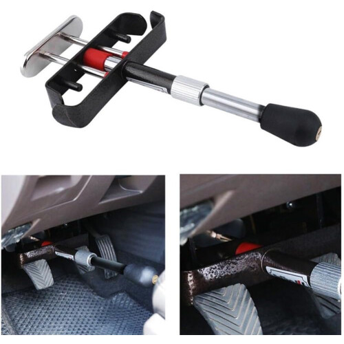 Clutch Pedal Lock for Manual Transmission Car AntiTheft Security Easy Install Heavy Duty 2