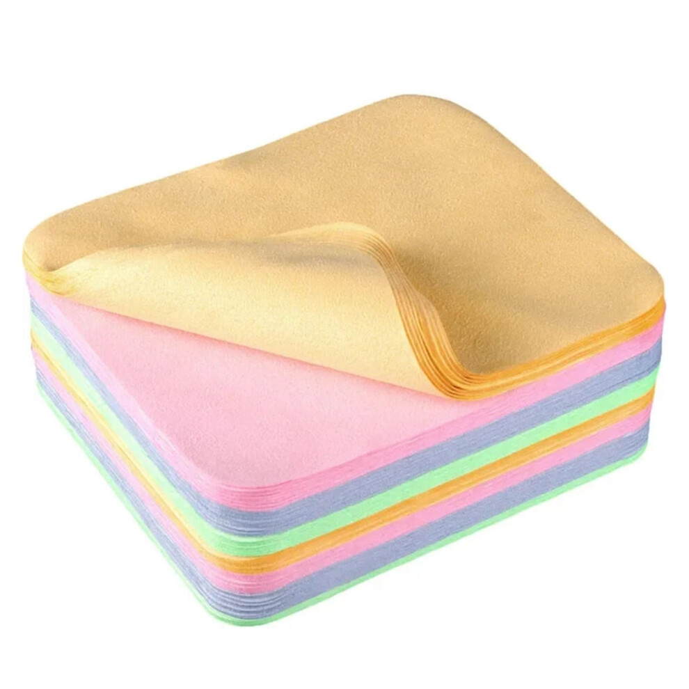 Microfiber Cleaning Cloth Pack for Glasses Screens and Lenses, Scratch MultiSurface Use (5pcs)