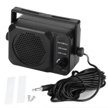 External CB Radio Speaker with Enhanced Audio Clarity, Wide Compatibility, Adjustable Mount for Car