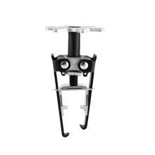 Heavy Duty Carbon Steel Valve Spring Compressor with Dial Adjustment for Cars and Trucks Black Silver