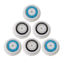 Sensitive Skin Compatible, Non-Abrasive Exfoliator, Facial Cleansing Brush Heads With Radiant Skin Revealer, Healthy Skin Cell Turnover Through Custo