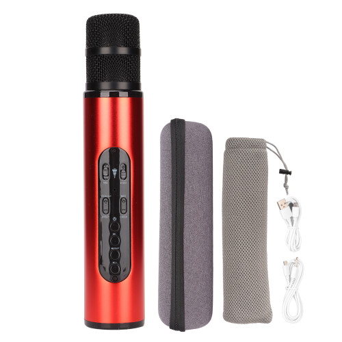 Wireless Bluetooth Karaoke Microphone, Professional Tuning System Microphone With Replace Remote Control Compatibility And Long Range Up To 32.8Ft For