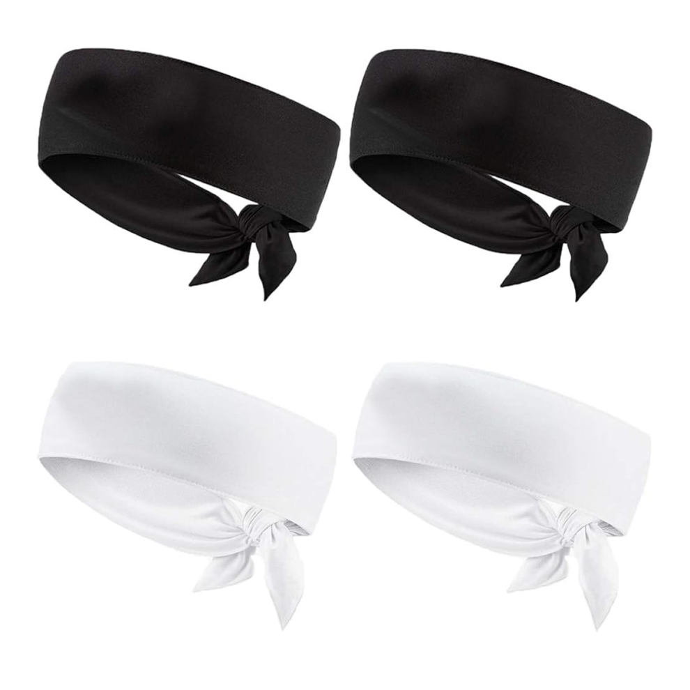 Fashion Forward Sports Sweatband, Dri-Fit Fabric Adjustable Non-Slip Headband for Tennis Soccer Running Cycling Working Out Jogging Yoga Gym Riding K