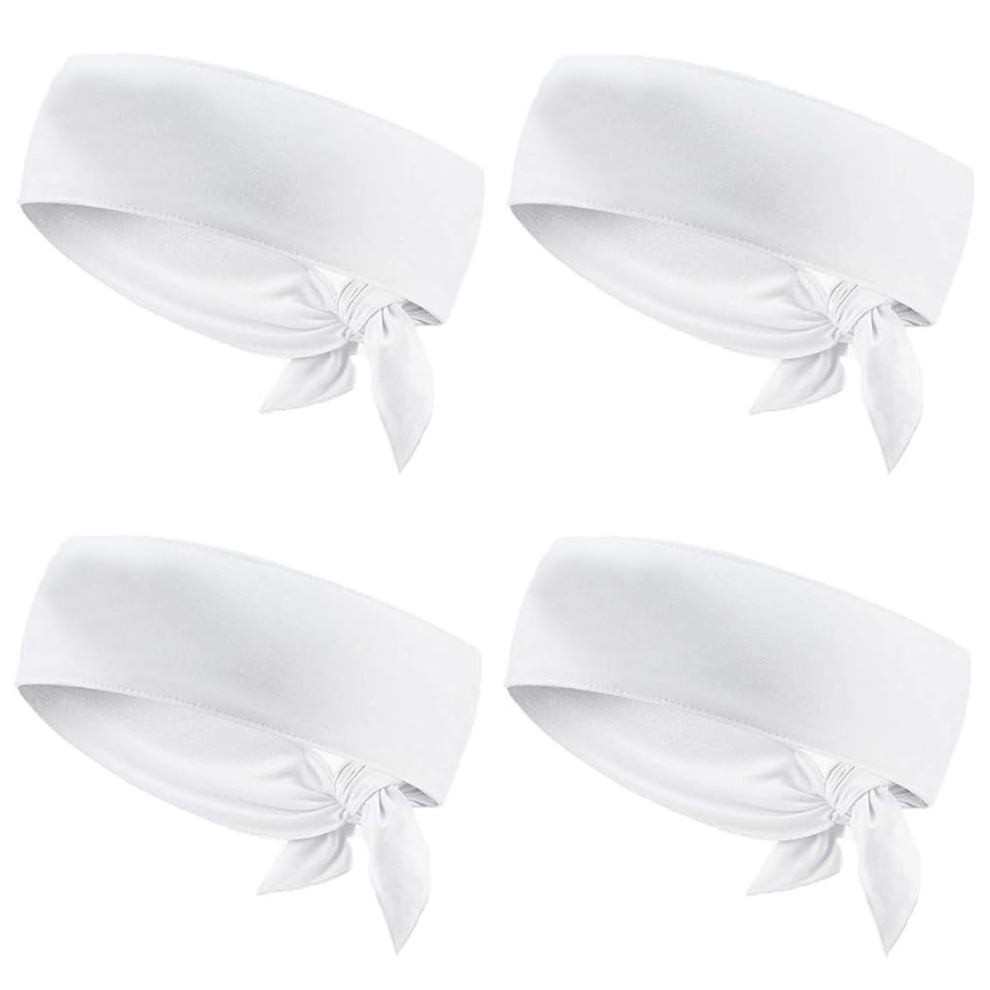 Fashion Forward Sports Sweatband, Dri-Fit Fabric Adjustable Non-Slip Headband for Tennis Soccer Running Cycling Working Out Jogging Yoga Gym Riding K