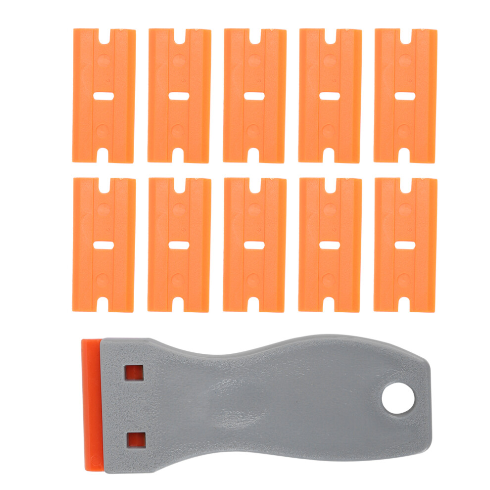 Contoured Grip Plastic Scraper Tool With Scratch Proof Surface, Chemical Resistance And Anti Rust Properties, Multi-Purpose Adhesive Remover For Decal 9012494780260