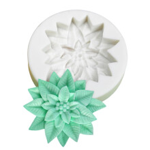 Christmas Silicone Mold with Holly Leaf and Berry Design for Baking, Candy and Cake Decorating