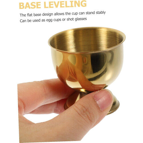 6Pcs Stainless Steel Egg Cups Set Elegant Table Display Durable EasyClean Holders for Kitchen 2