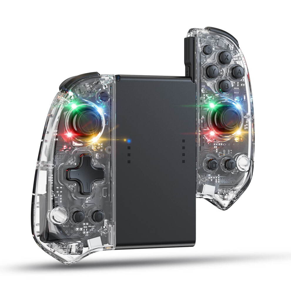 Wireless Switch Controller For Nintendo Switch Oled, 8Color Led, Turbo, Vibration, Dual L/R 9187378929063