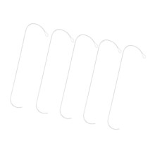 5Pieces Big Eye Curved Beading Needle Stainless Steel-Style 3