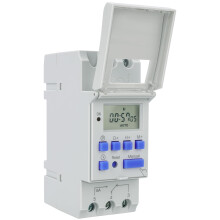 Programmable Timer Switch AC 110V 16A Digital LCD Relay with 28 Weekly Schedules and Memory Backup