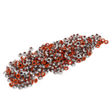 500 piezas YK4/5C26 botones de presión de metal naranja tamaño 4/5
