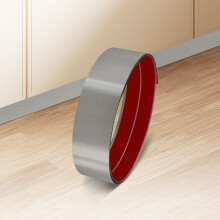 Stainless Steel Kick Plate Brushed Silver SelfAdhesive Door Protector TrimtoFit 9.8FT x 3.15IN