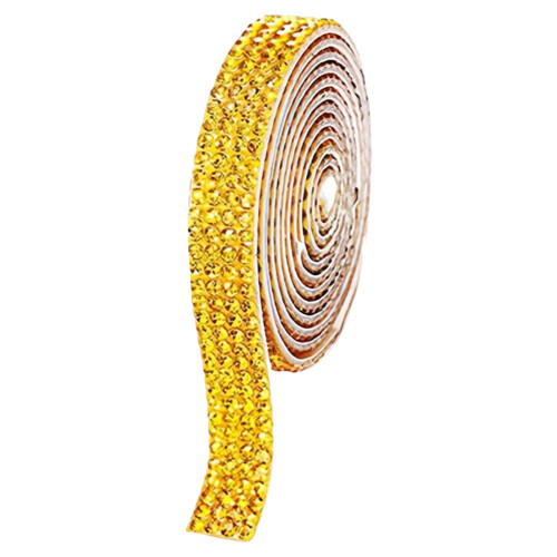 Ruban de strass scintillants, ruban adhésif de-Vaporiser de l'or
